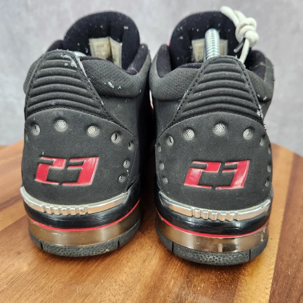 Jordan‎ Big Fund Sneakers Mens 10.5 White Red Black Gold Sneakers 2004 Vintage